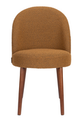 Bouclé Curved Dining Chair (2) | Dutchbone Barbara | Oroatrade.com