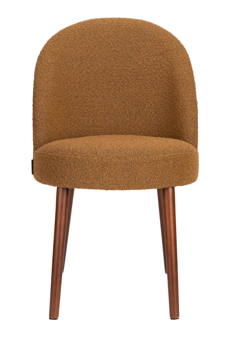 Bouclé Curved Dining Chair (2) | Dutchbone Barbara | Oroatrade.com