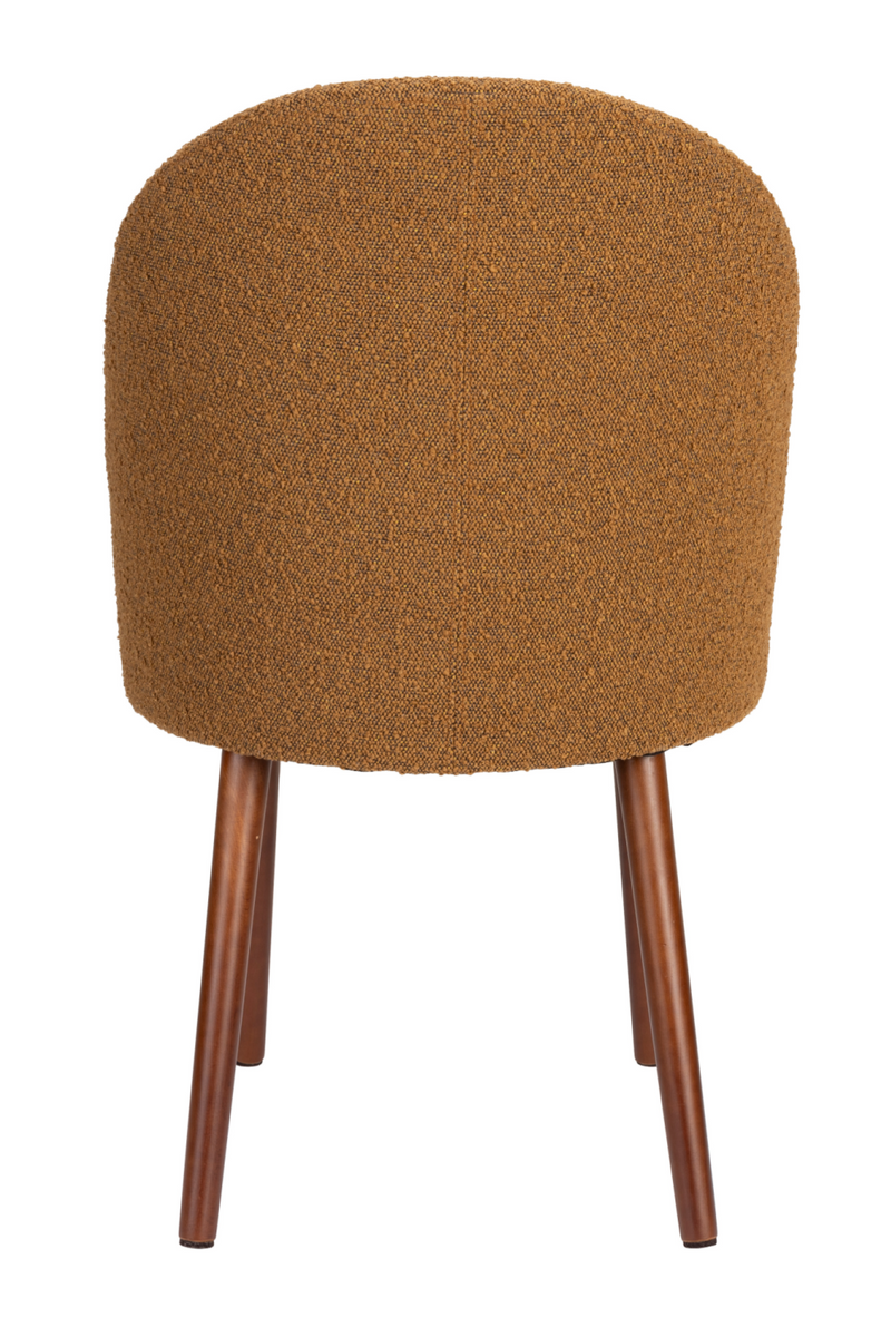 Bouclé Curved Dining Chair (2) | Dutchbone Barbara | Oroatrade.com