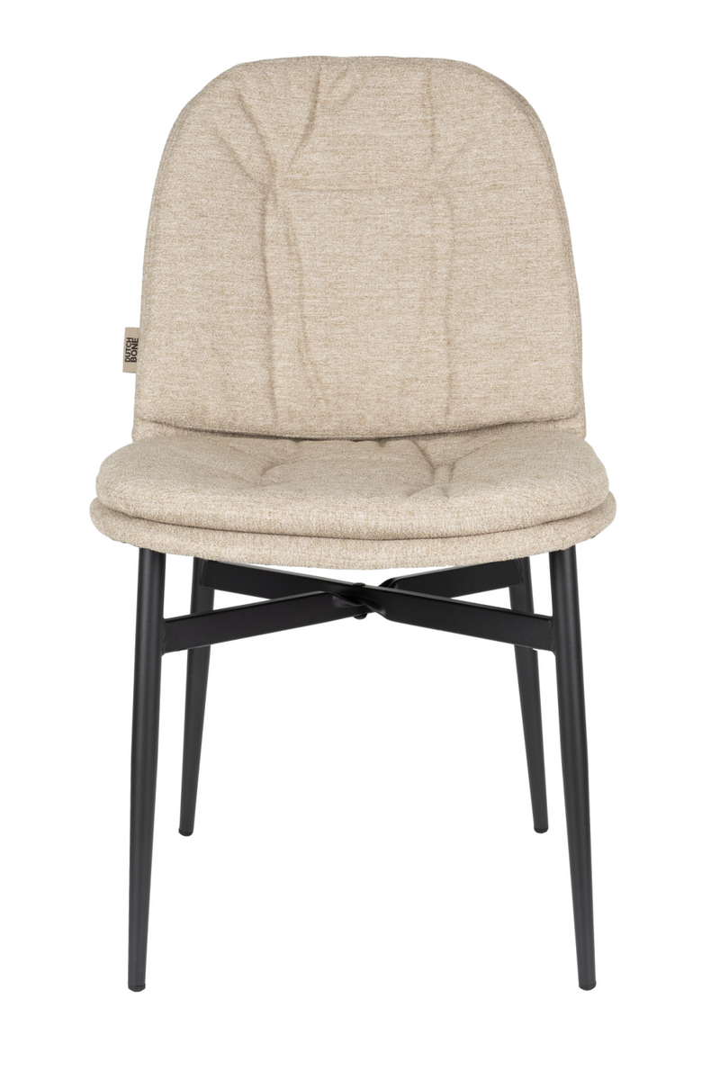 Fabric Upholstered Dining Chair (2) | Dutchbone Jade | Oroatrade.com