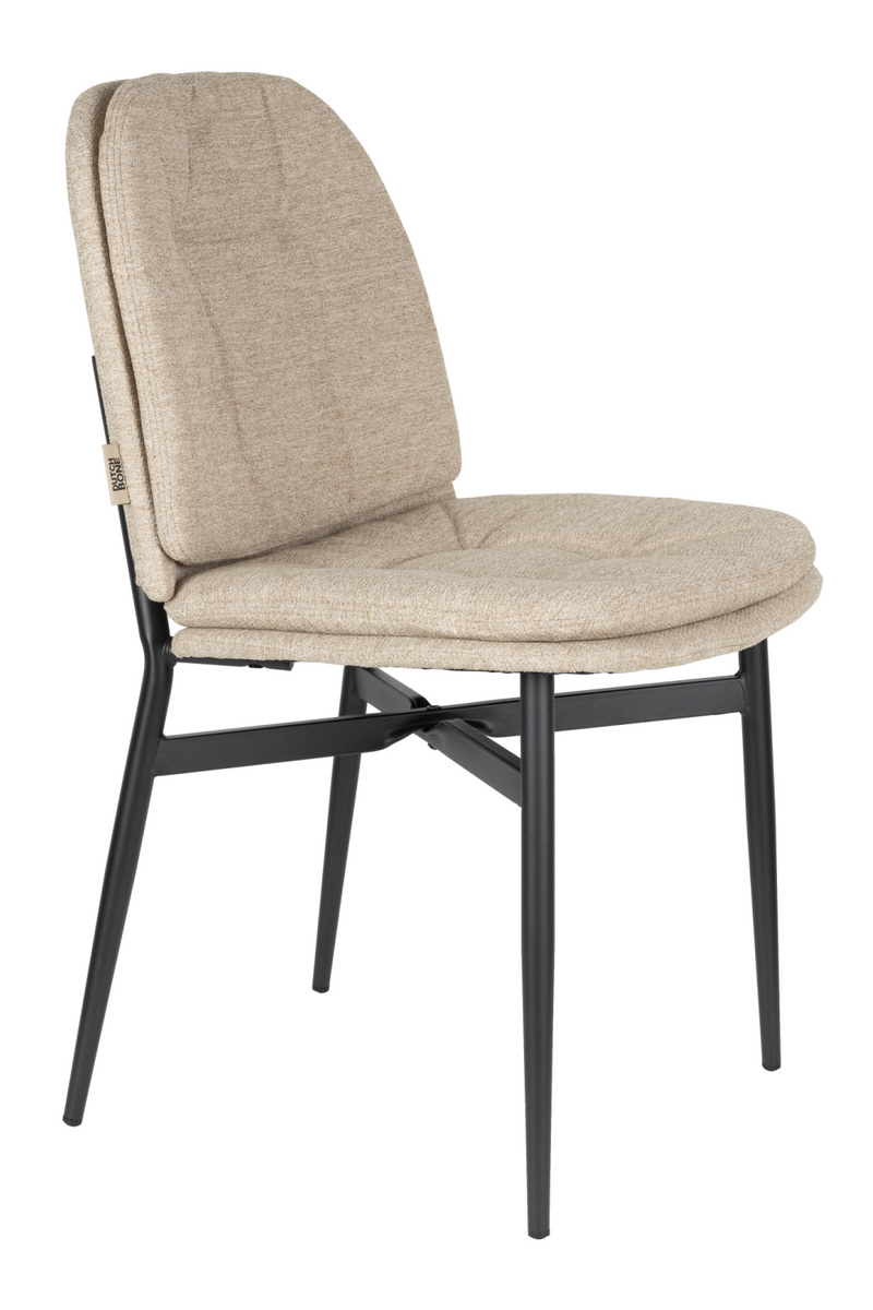 Fabric Upholstered Dining Chair (2) | Dutchbone Jade | Oroatrade.com