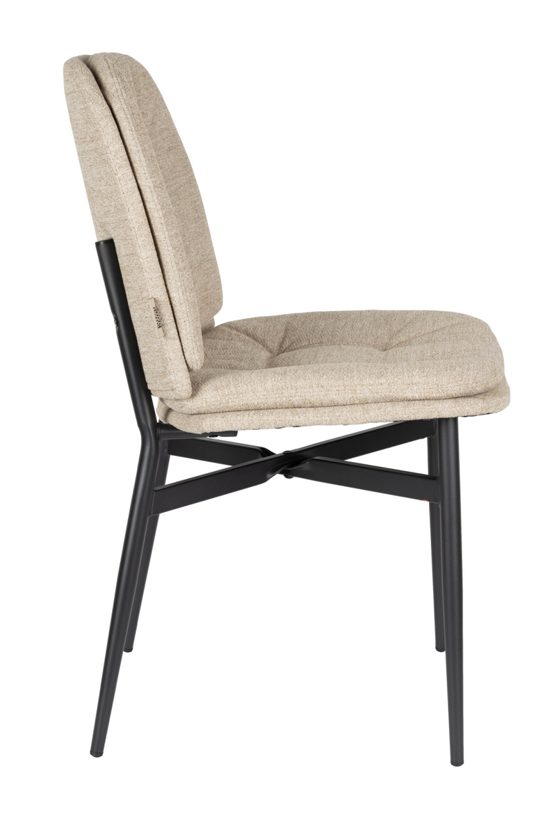 Fabric Upholstered Dining Chair (2) | Dutchbone Jade | Oroatrade.com