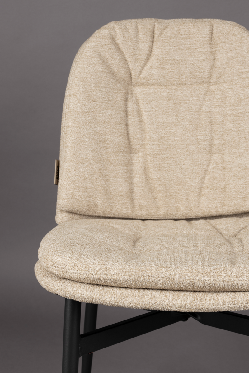 Fabric Upholstered Dining Chair (2) | Dutchbone Jade | Oroatrade.com