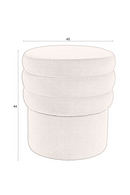 Modern Round Stool | Dutchbone Aditi | Oroatrade.com