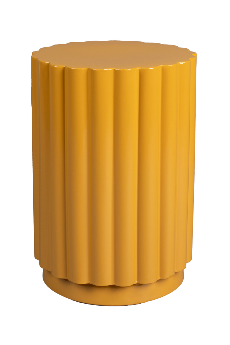 Fluted Cylindrical Stool | Dutchbone Camila | Oroatrade.com