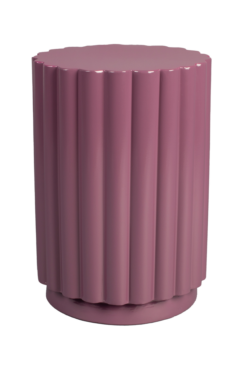 Fluted Cylindrical Stool | Dutchbone Camila | Oroatrade.com