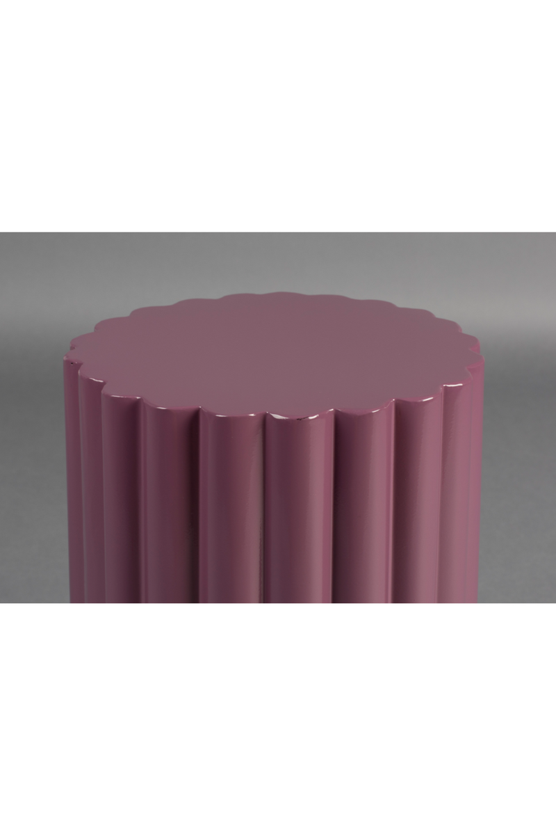 Fluted Cylindrical Stool | Dutchbone Camila | Oroatrade.com