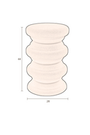 Iron Layered Stool | Dutchbone Artemis | Oroatrade.com