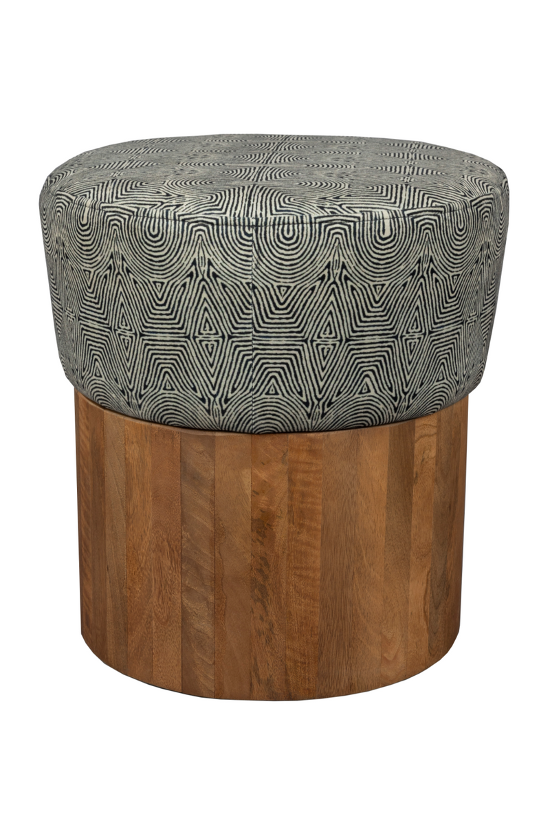 Graphic Print Stool | Dutchbone Fragment | Oroatrade.com