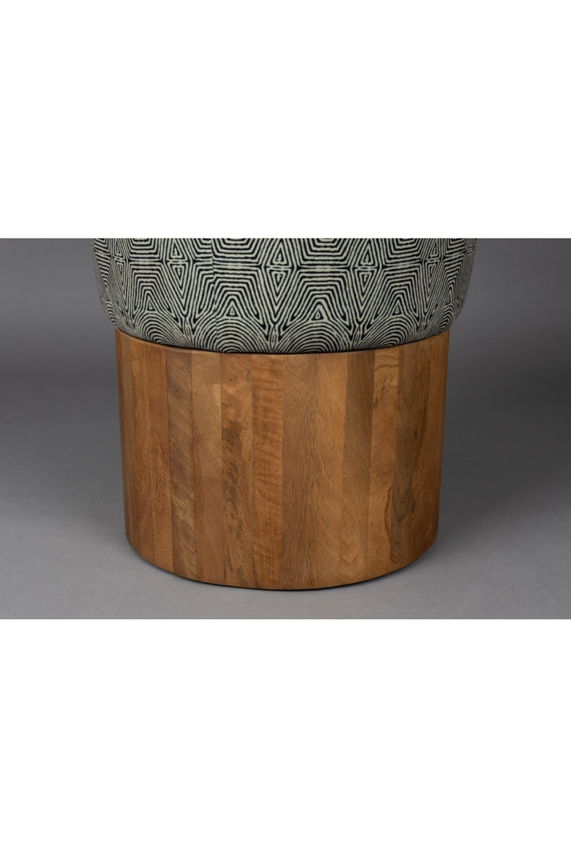 Graphic Print Stool | Dutchbone Fragment | Oroatrade.com