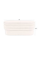 Hospitality furniture - Upholstered Oval Bench - www.oroatrade.com