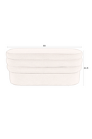 Hospitality furniture - Upholstered Oval Bench - www.oroatrade.com