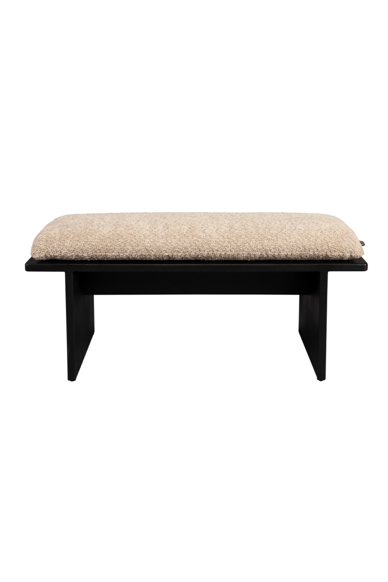 Brown Upholstered Bench | Dutchbone Shiho | Oroatrade.com