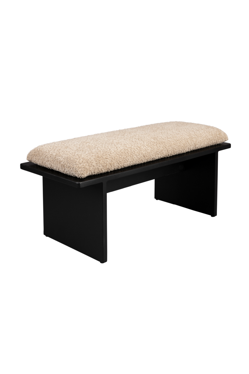 Brown Upholstered Bench | Dutchbone Shiho | Oroatrade.com