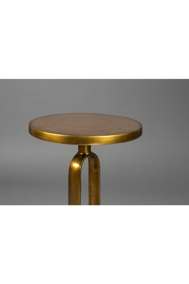 Gold Retro Side Table | Dutchbone Sandook | Oroatrade.com