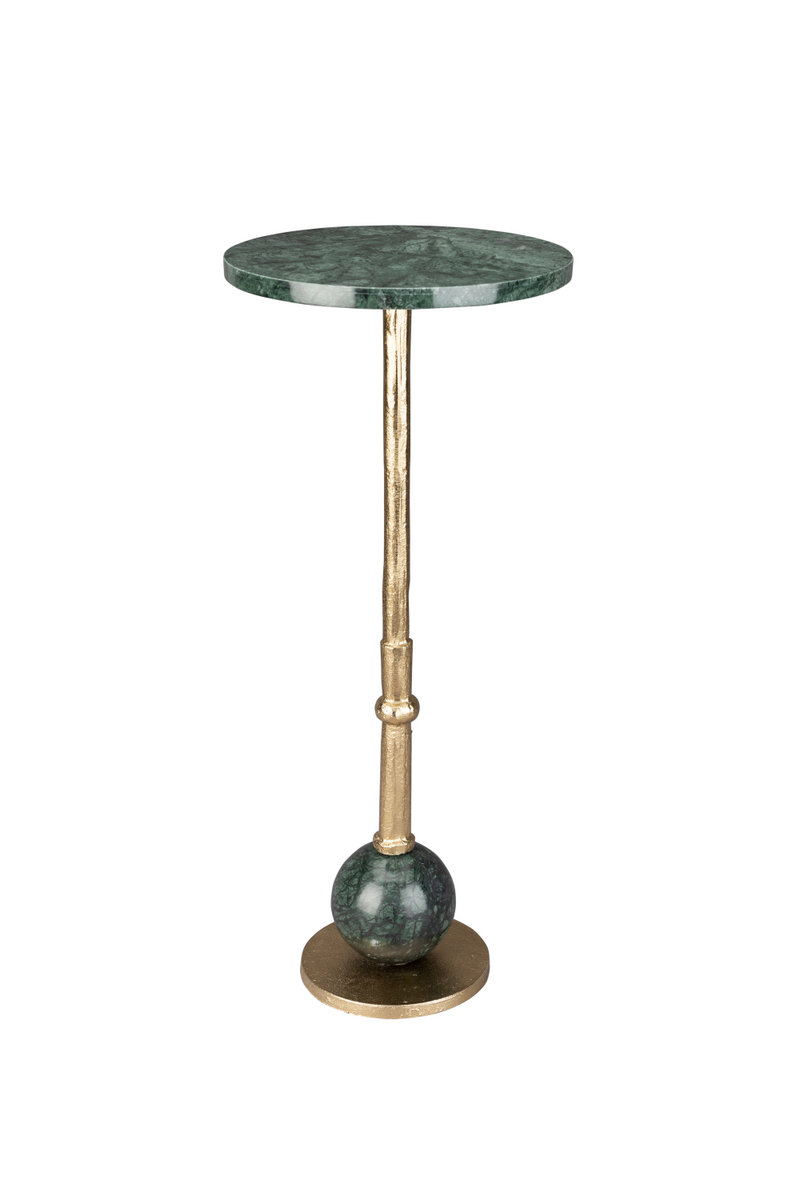 Marble Pedestal Side Table | Dutchbone Everest | Oroatrade.com
