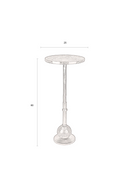 Marble Pedestal Side Table | Dutchbone Everest | Oroatrade.com