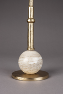 Marble Pedestal Side Table | Dutchbone Everest | Oroatrade.com