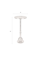 Marble Pedestal Side Table | Dutchbone Everest | Oroatrade.com