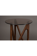 Round Glass Retro Side Table | Dutchbone Naia | Oroatrade.com
