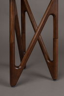 Round Glass Retro Side Table | Dutchbone Naia | Oroatrade.com