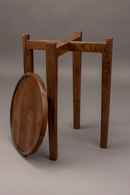 Brown Acacia Side Table | Dutchbone Shane | Oroatrade.com