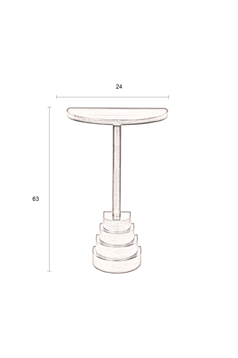 Lacquered Wood Wall Side Table | Dutchbone Lina | Oroatrade.com