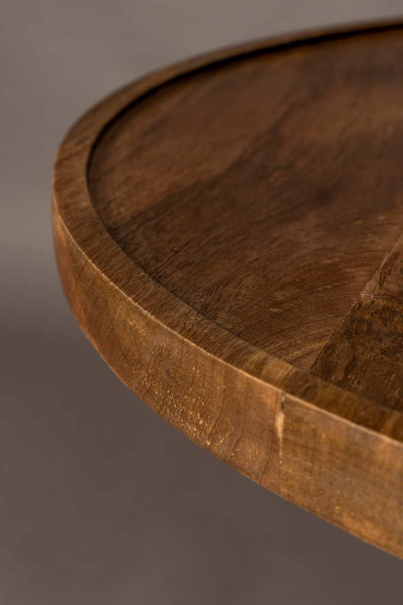 Round Wooden Coffee Table | Dutchbone Cath | Oroatrade.com