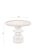 Round Wooden Coffee Table | Dutchbone Cath | Oroatrade.com