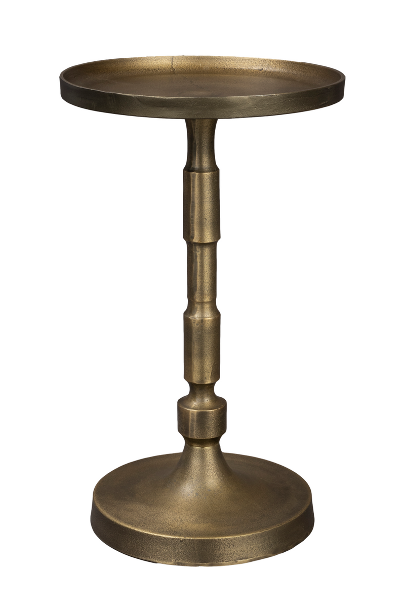 Aluminum Pedestal Side Table | Dutchbone Vinod | Oroatrade.com