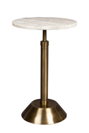 Gold Pedestal Side Table | Dutchbone Sana | Oroatrade.com