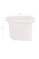 Organic-Shaped Beige Side Table | Dutchbone Veda | Oroatrade.com