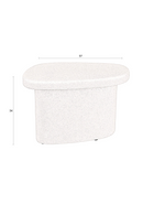 Organic-Shaped Beige Side Table | Dutchbone Veda | Oroatrade.com