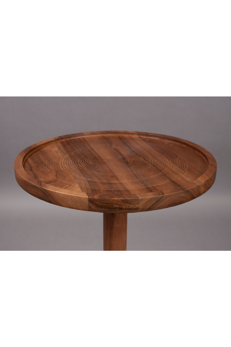 Acacia Pedestal Side Table | Dutchbone Zion | Oroatrade.com