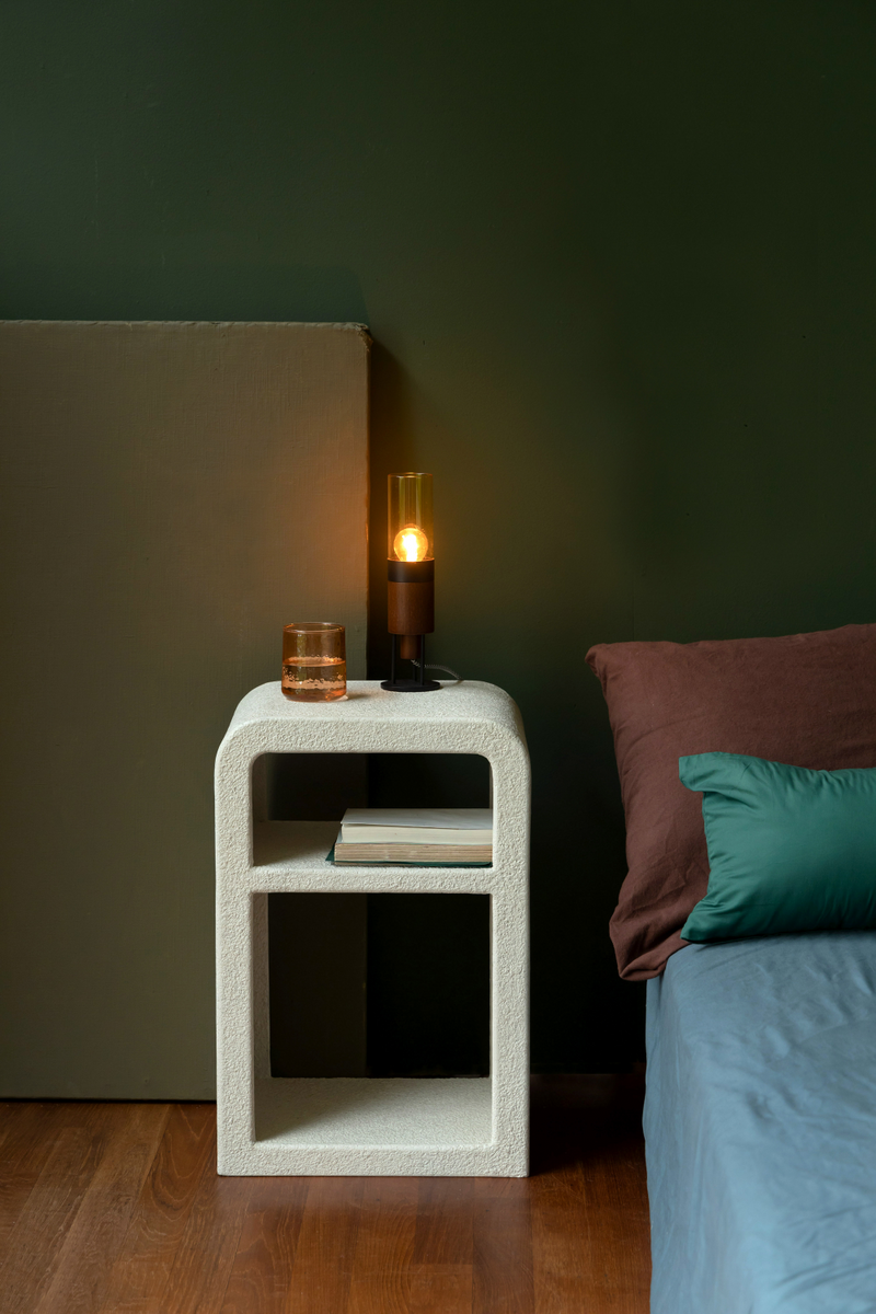 Beige Modern Bedside Table | Dutchbone Veda | Oroatrade.com