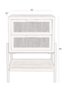 Rattan Bedside Table | Dutchbone Yasu | Oroatrade.com