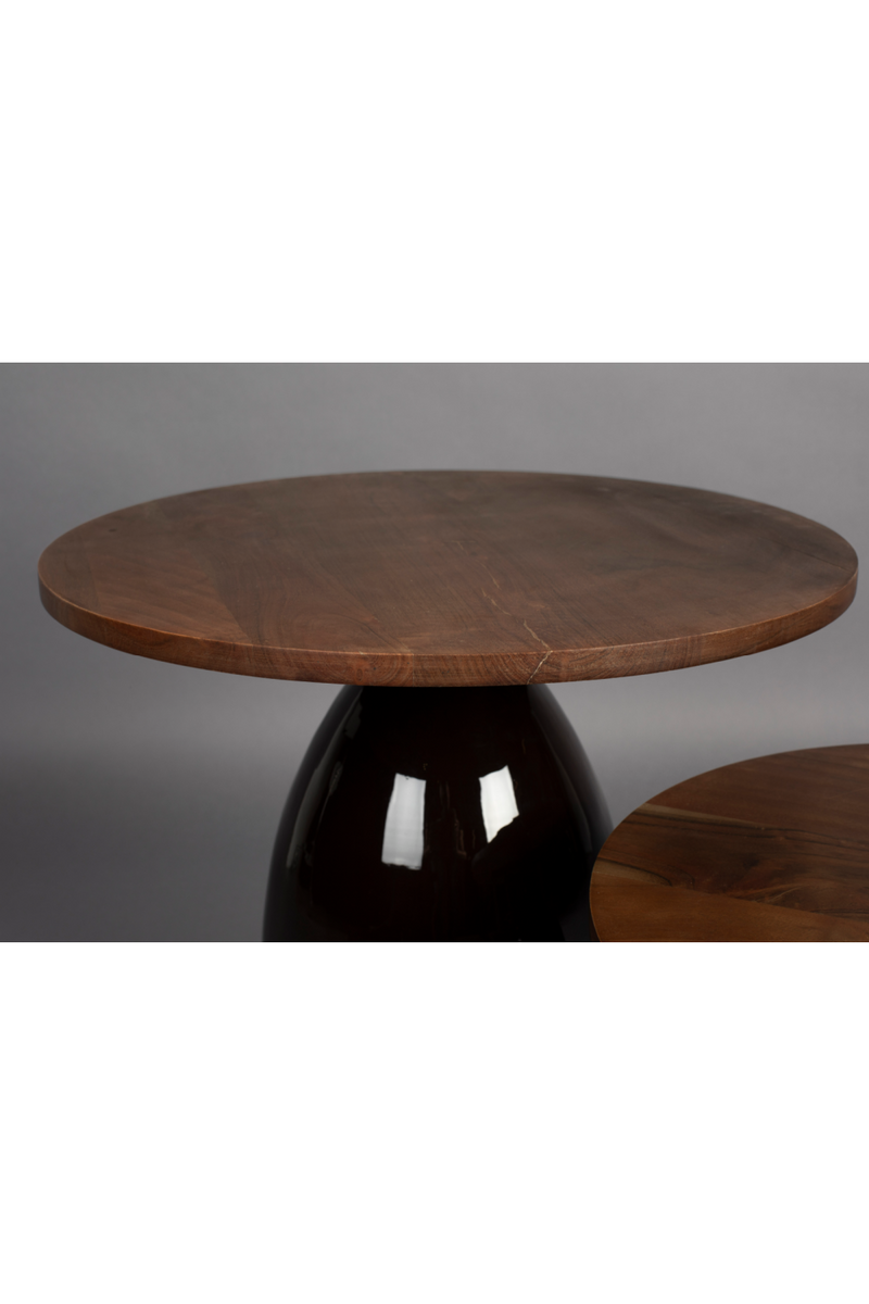 Enamelled Side Table Set (2) | Dutchbone Silvine | Oroatrade.com