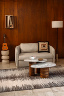 Marble Pedestal Side Tables (3) | Dutchbone Suki | Oroatrade.com