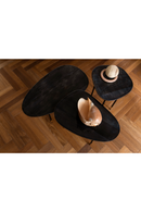 Black Iron Side Table Set (3) | Dutchbone Phyllis | Oroatrade.com