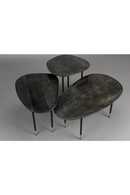 Black Iron Side Table Set (3) | Dutchbone Phyllis | Oroatrade.com