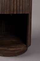 Round Travertin Side Table | Dutchbone Marlow | Oroatrade.com