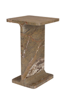 Brown Marble Square Side Table | Dutchbone Satpura | Oroatrade.com