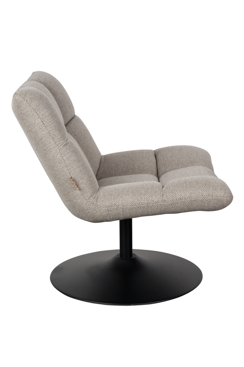Light Gray Pedestal Accent Chair | Dutchbone Bar | Oroatrade.com