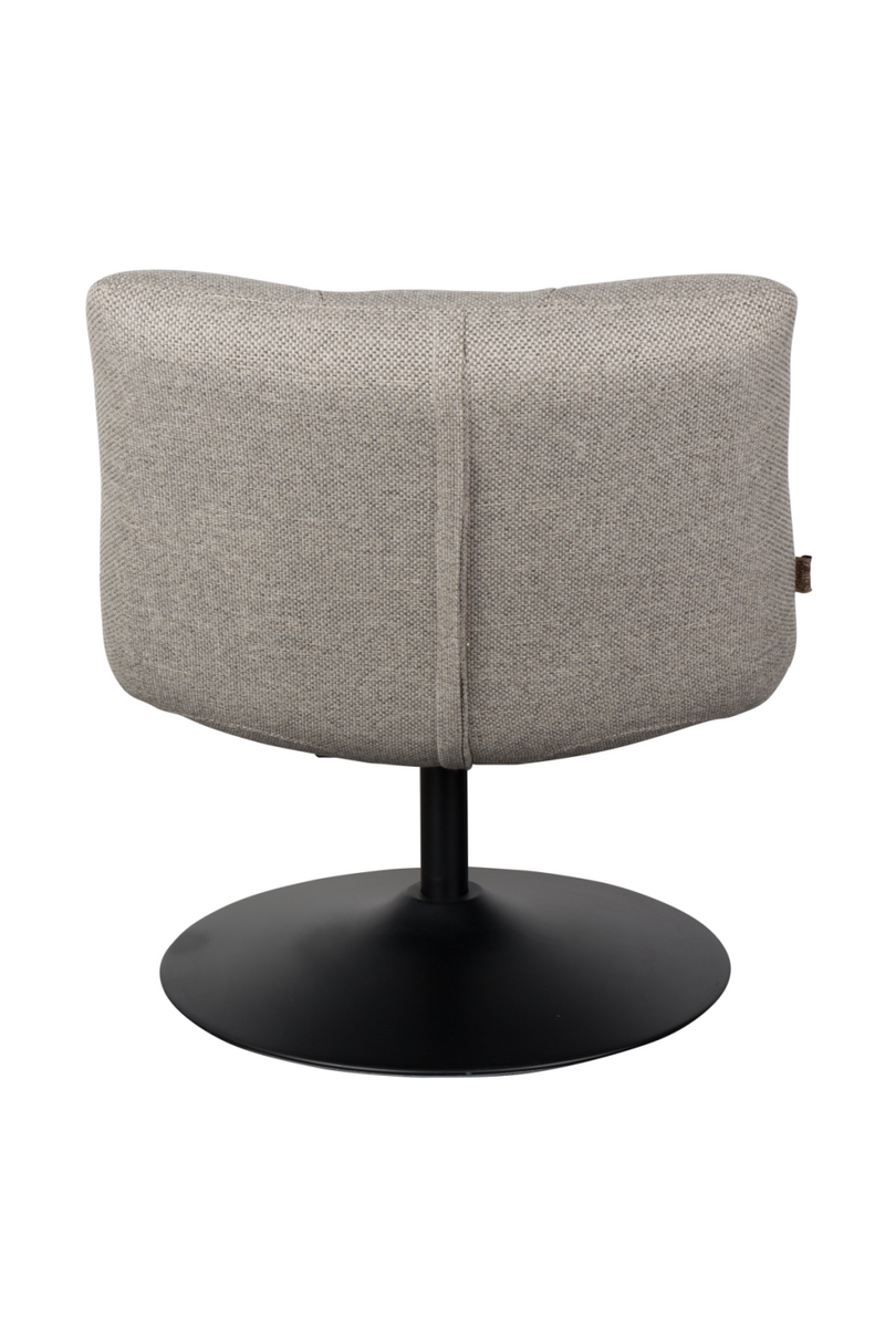Light Gray Pedestal Accent Chair | Dutchbone Bar | Oroatrade.com