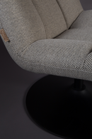 Pedestal Base Padded Lounge Chair | Dutchbone Bar | Oroatrade.com