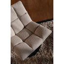 White Boucle Swivel Lounge Chair | Dutchbone Bar | Oroatrade.com