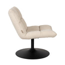 White Boucle Swivel Lounge Chair | Dutchbone Bar | Oroatrade.com
