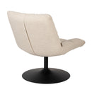 White Boucle Swivel Lounge Chair | Dutchbone Bar | Oroatrade.com