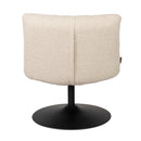 White Boucle Swivel Lounge Chair | Dutchbone Bar | Oroatrade.com