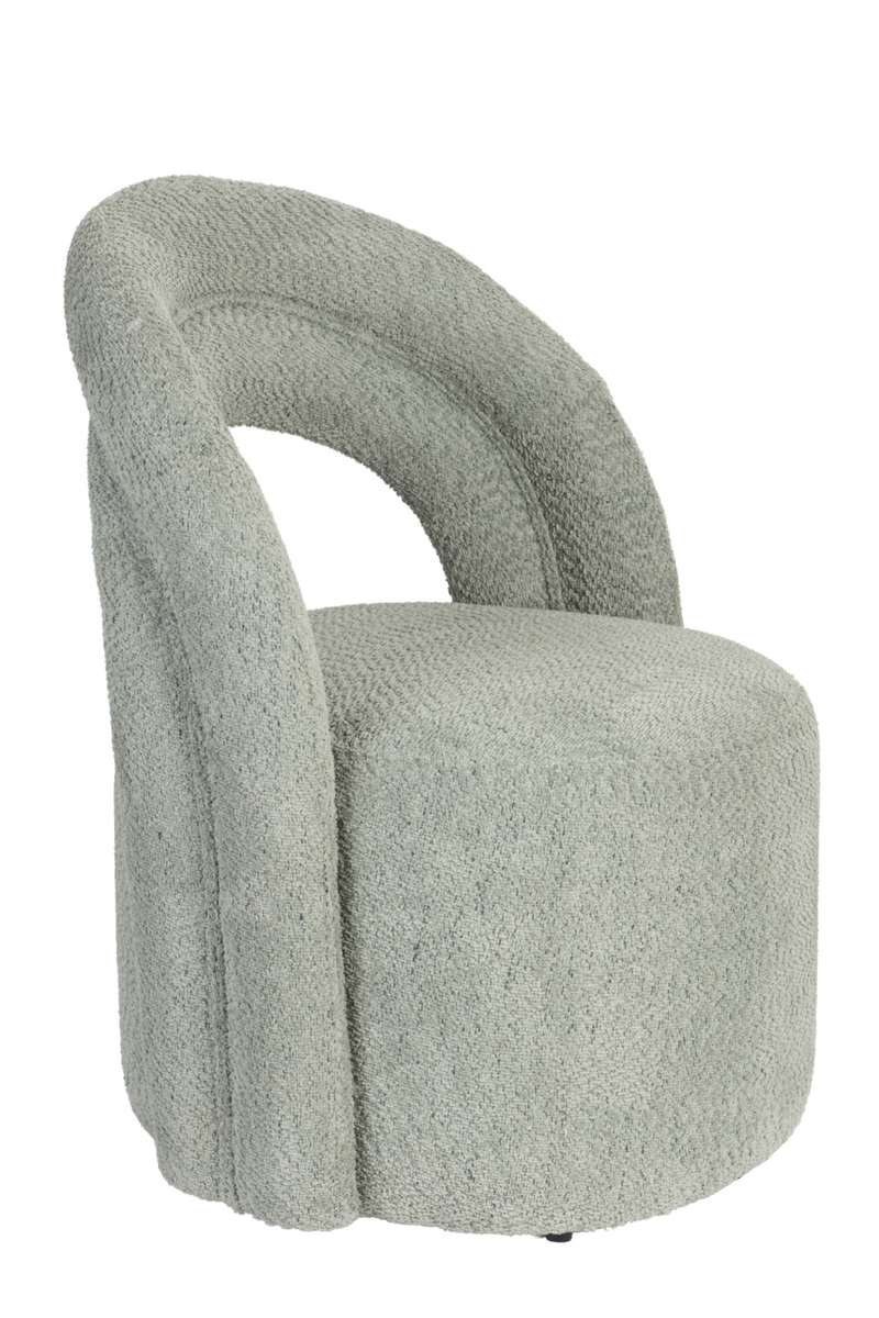 Bouclé Swivel Lounge Chair | Dutchbone Seina | Oroatrade.com